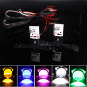 Automašīnas stila LED DRL Demon Evil Eye Devil Eyes LED modulis priekšējo lukturu projektora objektīvam, modernizēšanai Dzeltens Sarkans Zils Balts Zaļs