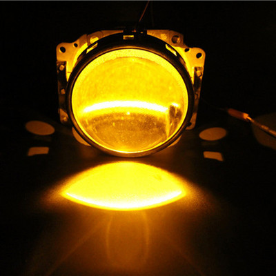 Automašīnas stila LED DRL Demon Evil Eye Devil Eyes LED modulis priekšējo lukturu projektora objektīvam, modernizēšanai Dzeltens Sarkans Zils Balts Zaļs