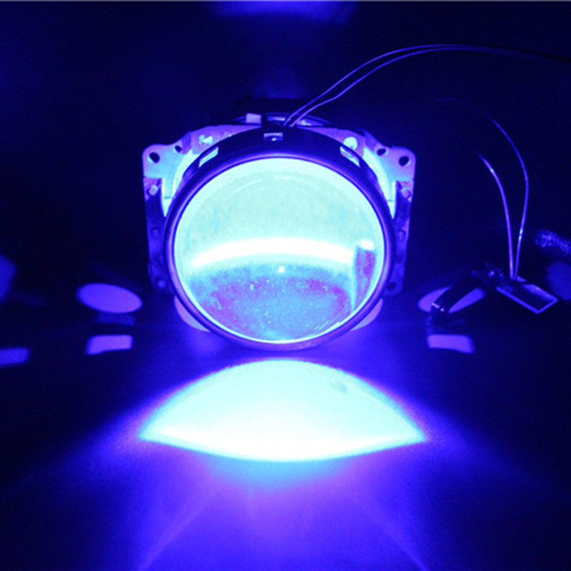 Automobilių stiliaus LED DRL Demon Evil Eye Devil Eyes LED modulis priekinių žibintų projektoriaus lęšiui Geltona Raudona Mėlyna Balta Žalia