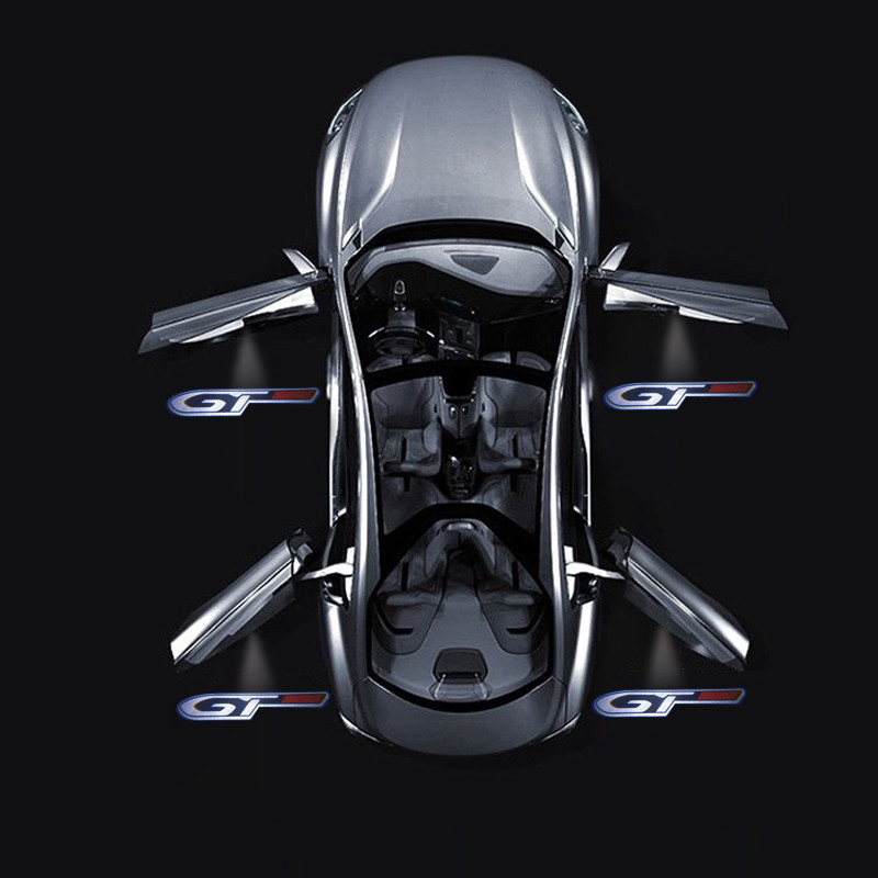 1 TK Peugeot GT jaoks 206 208 308 508 2008 3008 5008 106 407 106 RC logo Led-auto ukse tervitustuled Laserprojektori dekoratiivlamp