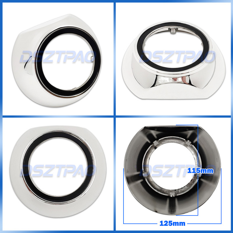 Καλύμματα προβολέα για φακούς προβολέων Bi-xenon 3.0 Masks Bezels Centric Ring Adapter for Hella 3R G5/Koito Q5/WST Lens Retrofit