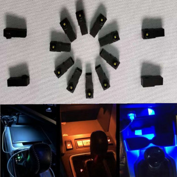 TVYVIKJ 2/4 τεμ. 12V LED Εσωτερικό φως περιβάλλοντος για Toyota/Lexus/Honda/Mazda/Subaru Φωτιστικό ποδιού με φωτισμό Glove Box
