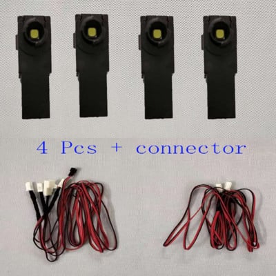 TVYVIKJ 2/4 τεμ. 12V LED Εσωτερικό φως περιβάλλοντος για Toyota/Lexus/Honda/Mazda/Subaru Φωτιστικό ποδιού με φωτισμό Glove Box