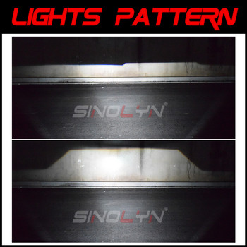 Sinolyn 2,0-инчови ангелски очи LED DRL Bi Xenon обектив за проектор за H4 H7 фарове Мини автомобилни лещи Фарове Използвайте H1 HID Tuning Направи си сам