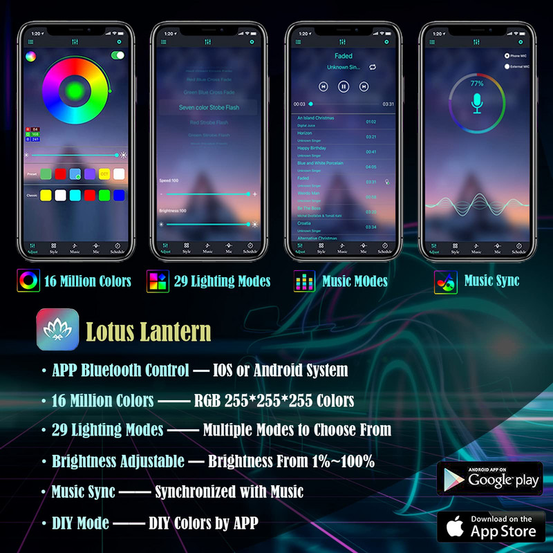 6 IN 1 8M RGB LED atmosfääri auto salong ümbritseva valguse fiiberoptilised ribad valgustus rakenduse juhtimisega Neoon auto dekoratiivne lamp