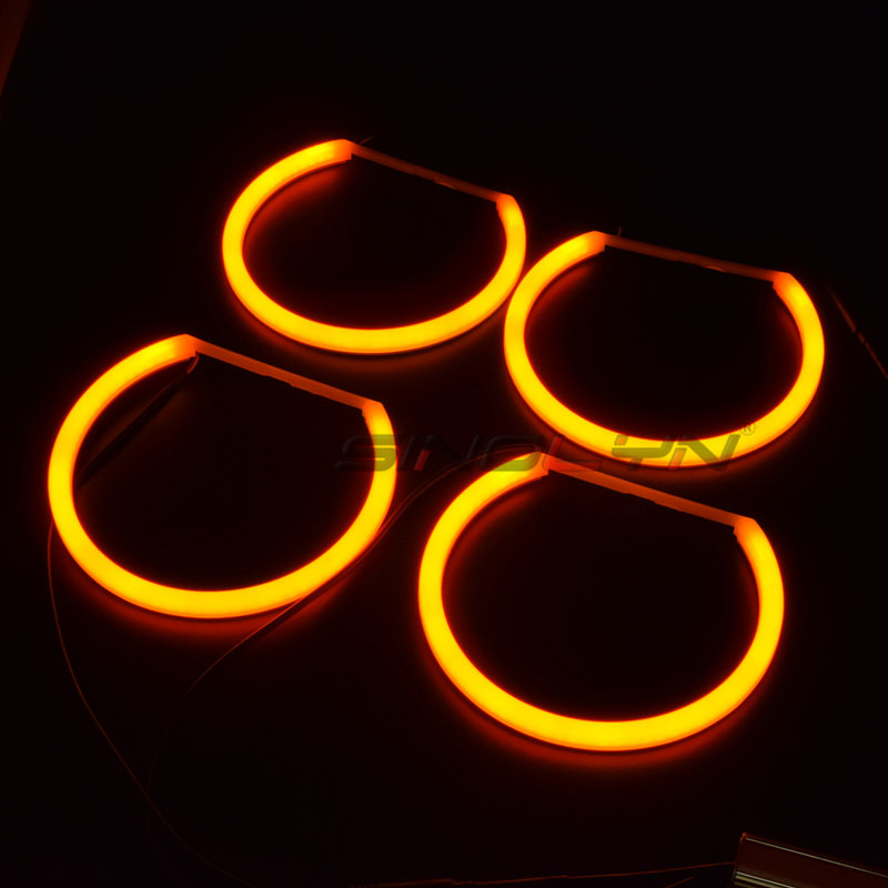 Switchback Cotton Light Halo Rings DRL LED Angel Eyes Kit BMW 3 5 7 seeria E46/E39/E38/E36 autodele esitulede tagantjärele paigaldamine 131/146mm