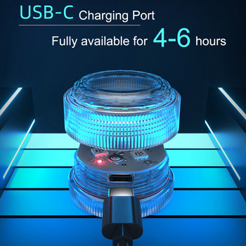 USB Επαναφορτιζόμενη LED Ambient Light Διακόσμηση εσωτερικού αυτοκινήτου Ασύρματο τηλεχειριστήριο Auto Roof Foot Atmosphere Lamp RGB Αδιάβροχο