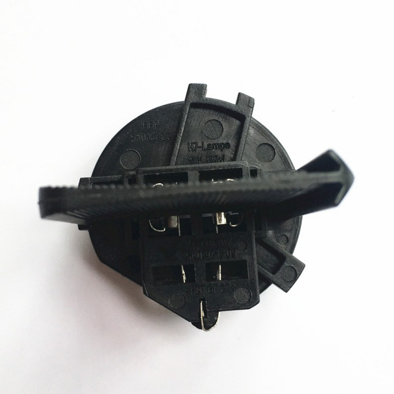 12V 55W H7 halogeninės lempos laikiklis artimųjų šviesų priekinių žibintų lemputės adapterio laikiklis, skirtas VW Golf 7 MK7 Tiguan Touran Sharan Scirocco 5K0941109