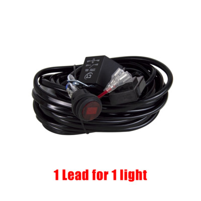Automobil 12V 40A LED svjetlosna šipka Komplet kabelskog svežnja 1 2 4 voda Offroad 4WD 4x4 Kamion SUV Pickup Prekidač za uključivanje/isključivanje svjetla za maglu