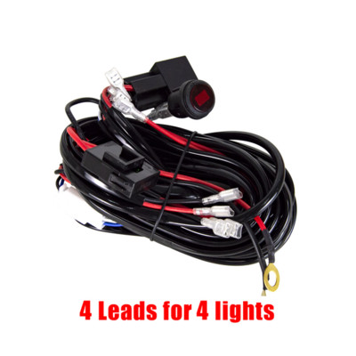 Automobil 12V 40A LED svjetlosna šipka Komplet kabelskog svežnja 1 2 4 voda Offroad 4WD 4x4 Kamion SUV Pickup Prekidač za uključivanje/isključivanje svjetla za maglu