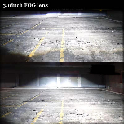 Φακός προβολέα ομίχλης D2H Bi xenon 3,0 ιντσών με βραχίονα γενικής χρήσης για αυτοκίνητα Toyota/Ford universal Lights Lens Lamp Lamp Retrofit