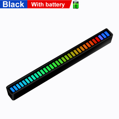 Έλεγχος ήχου Rgb Πολύχρωμο Led Μουσική Ρυθμός Ελαφρύ φωτιστικό Ατμόσφαιρας Pickup Lam Αυτοκινήτου Εσωτερική Διακόσμηση Μπαρ σπιτιού Γενικά στολίδια
