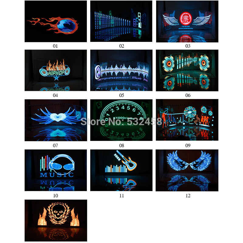 Led rütmituled auto tagumisele esiklaasi neoon Rgb heli aktiveeritud ekvalaiser BMW F10 Peugeot 206 ja muude autotarvikute jaoks