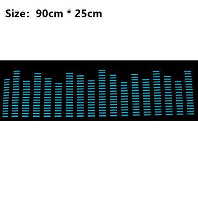 Automašīnas uzlīme salona atmosfēra, mūzikas ritms, LED zibspuldzes gaismas lukturis, automašīnas aizmugurējais vējstikls dekoratīviem stila piederumiem, apgaismojums