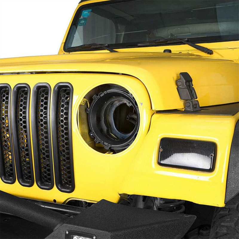 1 pereche Suport de fixare pentru faruri, inel de reținere de bază, cadru fix pentru faruri, compatibil pentru 97-2006 Tj