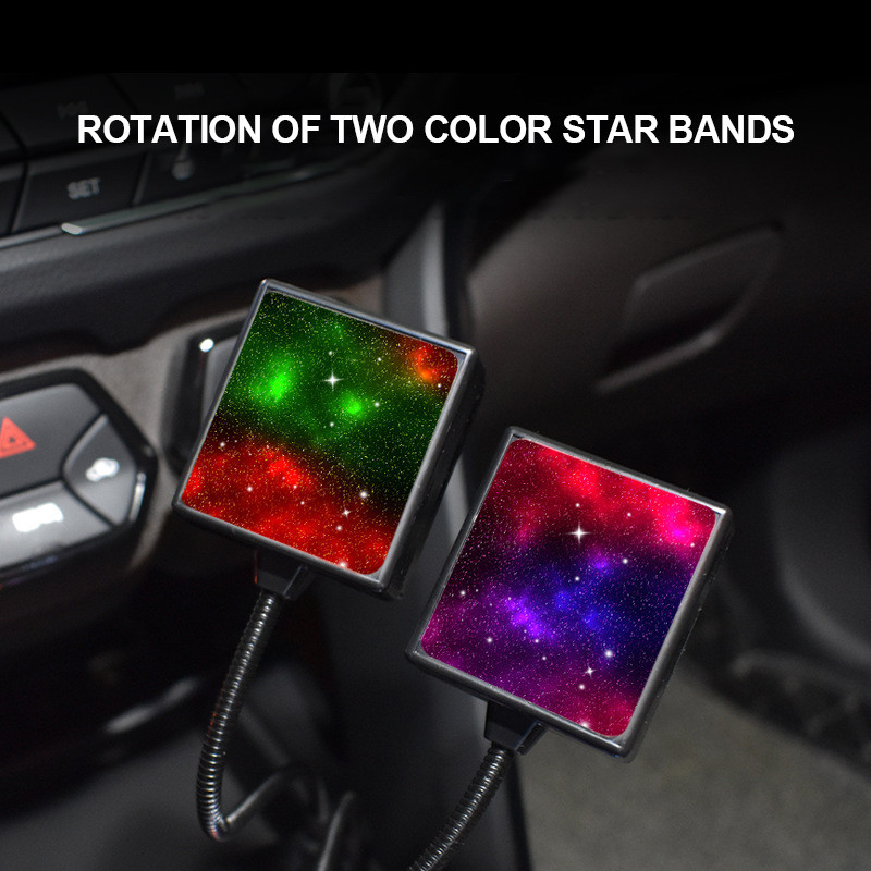 USB Interior Car Roof Atmosfera Starrry Sky Lampă LED Proiector Star Night Light Accesorii Lumini Auto Lampă Decorativă Interior