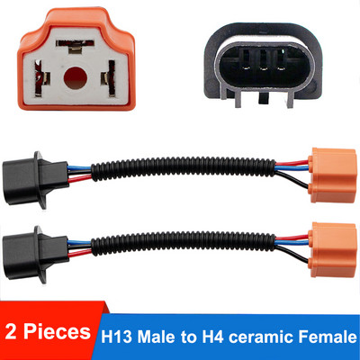 2x 9005/9006 9007 H4 H11 H13 Laido laido jungties lizdo adapterio jungtis, skirta priekinių žibintų rūko žibintų modifikacijai