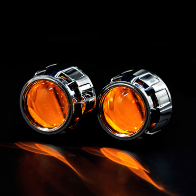 2 bucăți 2,5 inch bi-xenon HID proiector lentile acoperiri demon ochi se potrivesc H1 xenon LED retrofit H4 H7 faruri de mașină pentru motociclete