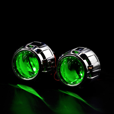 2 bucăți 2,5 inch bi-xenon HID proiector lentile acoperiri demon ochi se potrivesc H1 xenon LED retrofit H4 H7 faruri de mașină pentru motociclete