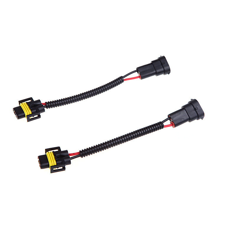 2gab H8 H9 H11 vadu savienotājs HID LED vadu instalācijas ligzda vadu savienotāja spraudnis adaptera priekšējās gaismas lampas spuldze augstas kvalitātes