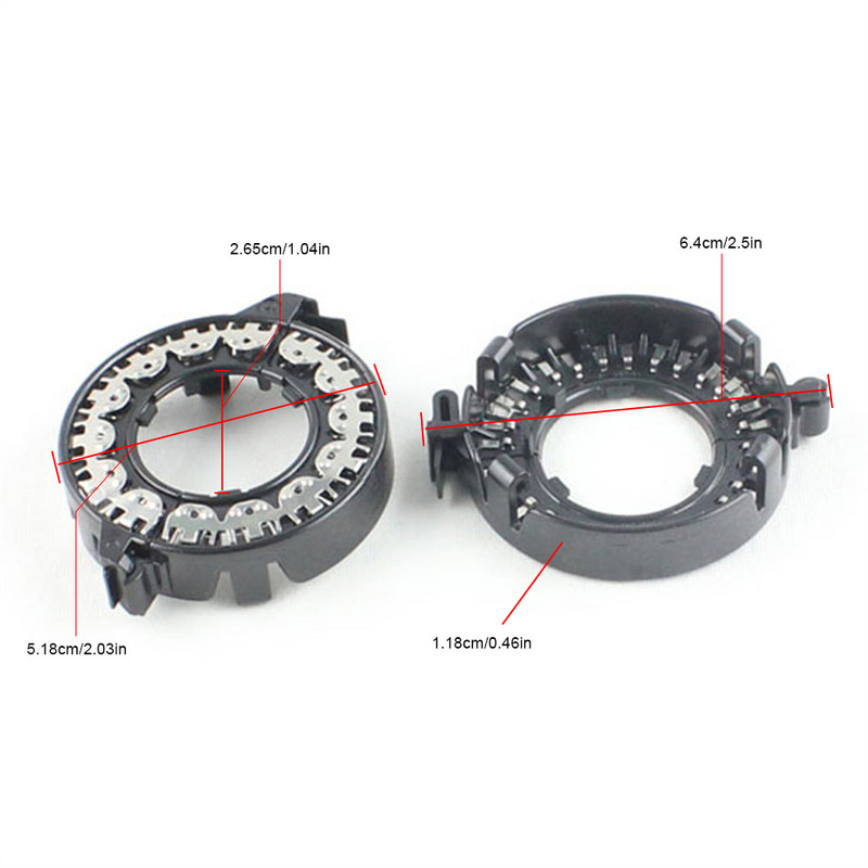 2 buc. D1S HID Xenon Suport bază bec Adaptor convertizor Suport clemă de fixare D1 Accesorii pentru bază metalică