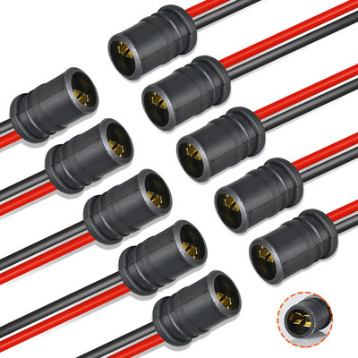 T10 W5W autós ékes villanykörte foglalat csatlakozó tartó hosszabbító LED lámpa izzótalp tartó autós teherautó hajó izzókábelhez