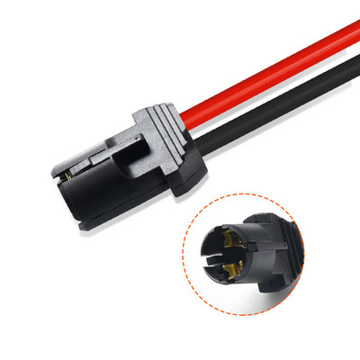 T10 W5W autós ékes villanykörte foglalat csatlakozó tartó hosszabbító LED lámpa izzótalp tartó autós teherautó hajó izzókábelhez