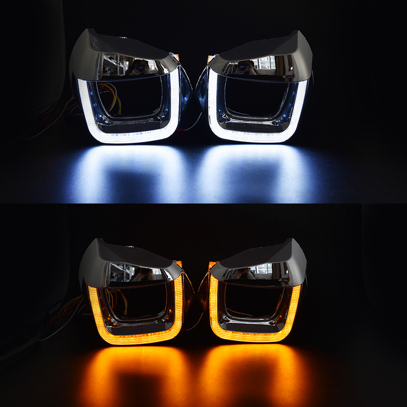 Dijelovi za naknadnu ugradnju prednjih svjetala automobila visoke konfiguracije Ronan za 2013. Golf 7 originalna nadogradnja LED DRL koristi 3r g5 Q5 leću projektora