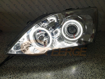 За HONDA CR-V CRV III 2006 2007 2008 2009 2010 2011 Ultra Bright SMD LED Angel Eyes Halo Rings Kit Day Light Car Styling
