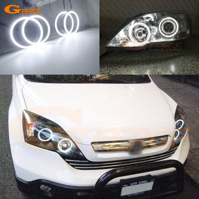 Za HONDA CR-V CRV III 2006 2007 2008 2009 2010 2011 Ultra Bright SMD LED Angel Eyes Halo Rings Kit Day Light Dizajn automobila