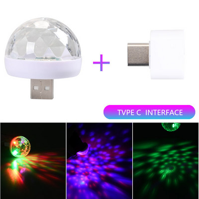 USB Mini Ambient Light Led Auto salongi Atmosfäär Neoon Tuled RGB Värviline Muusika Heli Peo DJ Auto Valgustus Dekoratiivne Lamp