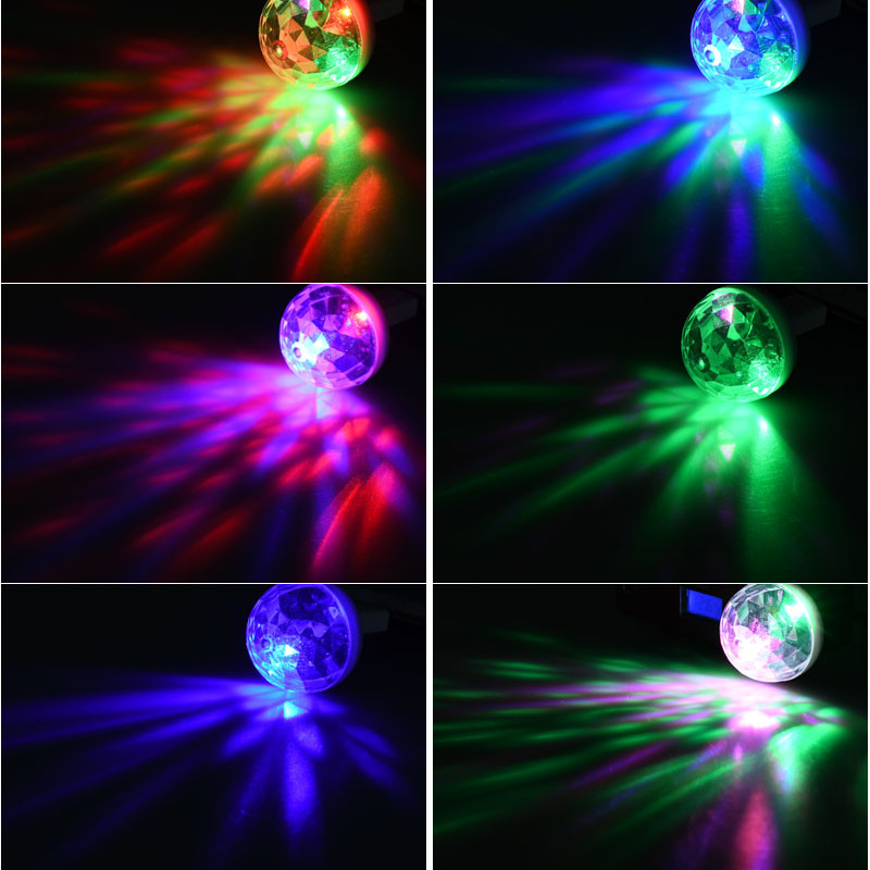 USB Mini Ambient Light Led Auto salongi Atmosfäär Neoon Tuled RGB Värviline Muusika Heli Peo DJ Auto Valgustus Dekoratiivne Lamp