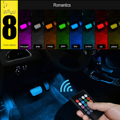 Lumină LED interioară pentru picior Iluminare de fundal RGB cu telecomandă fără fir USB APP Control muzical în mai multe moduri Lampă decorativă pentru atmosferă