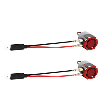 Адаптерни кабели за предпазни фарове Висококачествен 2/4x мъжки щепсел с един диод Преобразуващи кабели за H1 LED HID крушка за фарове