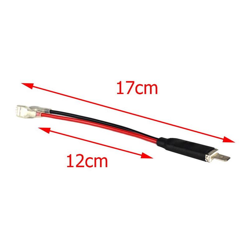 Cabluri adaptoare pentru faruri de siguranță Cabluri adaptoare pentru convertizor cu o singură diodă, de înaltă calitate, 2/4x, mufă masculină pentru bec H1 LED HID pentru faruri