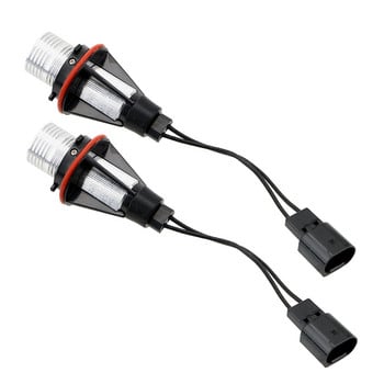 2 τεμ. LED Angel Eyes Marker Light Bulbs Λάμπες αυτοκινήτου χωρίς σφάλματα για BMW E39 E53 E60 E61 E63 E64 E65 E66 E87 525i 530i xi 545i M5