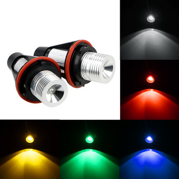 2 τεμ. LED Angel Eyes Marker Light Bulbs Λάμπες αυτοκινήτου χωρίς σφάλματα για BMW E39 E53 E60 E61 E63 E64 E65 E66 E87 525i 530i xi 545i M5