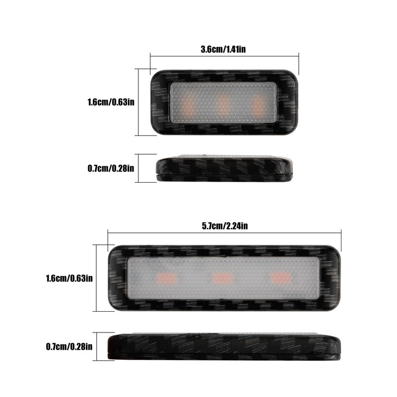 4db belső ajtókilincs LED lámpák univerzális környezeti lámpa Auto kapaszkodó lámpa autós kiegészítők kartámasz világítás