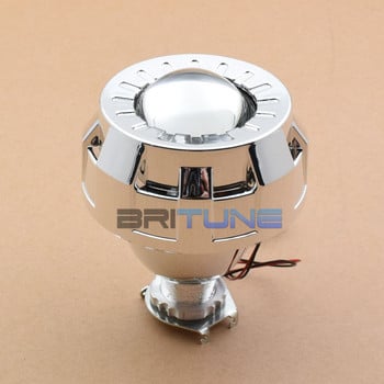 Προβολέας 1,8/2,0\'\' Bi-xenon Lens HID Headlight Retrofit H4 H7 Auto Car Lights Αξεσουάρ Φακοί μοτοσικλέτας DIY Tuning Style