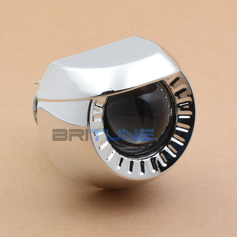 Προβολέας 1,8/2,0`` Bi-xenon Lens HID Headlight Retrofit H4 H7 Auto Car Lights Αξεσουάρ Φακοί μοτοσικλέτας DIY Tuning Style