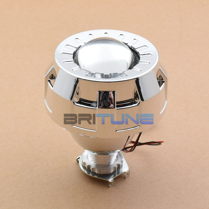 Προβολέας 1,8/2,0`` Bi-xenon Lens HID Headlight Retrofit H4 H7 Auto Car Lights Αξεσουάρ Φακοί μοτοσικλέτας DIY Tuning Style