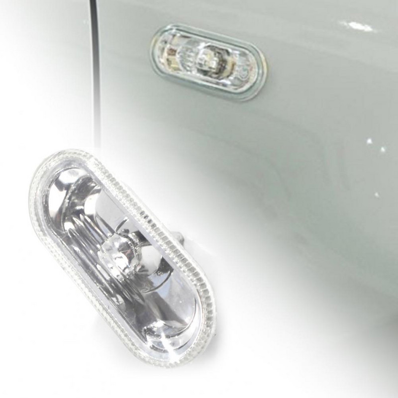 2 vnt. šoninio žymeklio šviesos korpuso priedas juodas ovalus išorinis įspėjamasis prošvaisos lempos rėmelis 1J0949117, skirtas Bora Golf 4 MK4 98-05