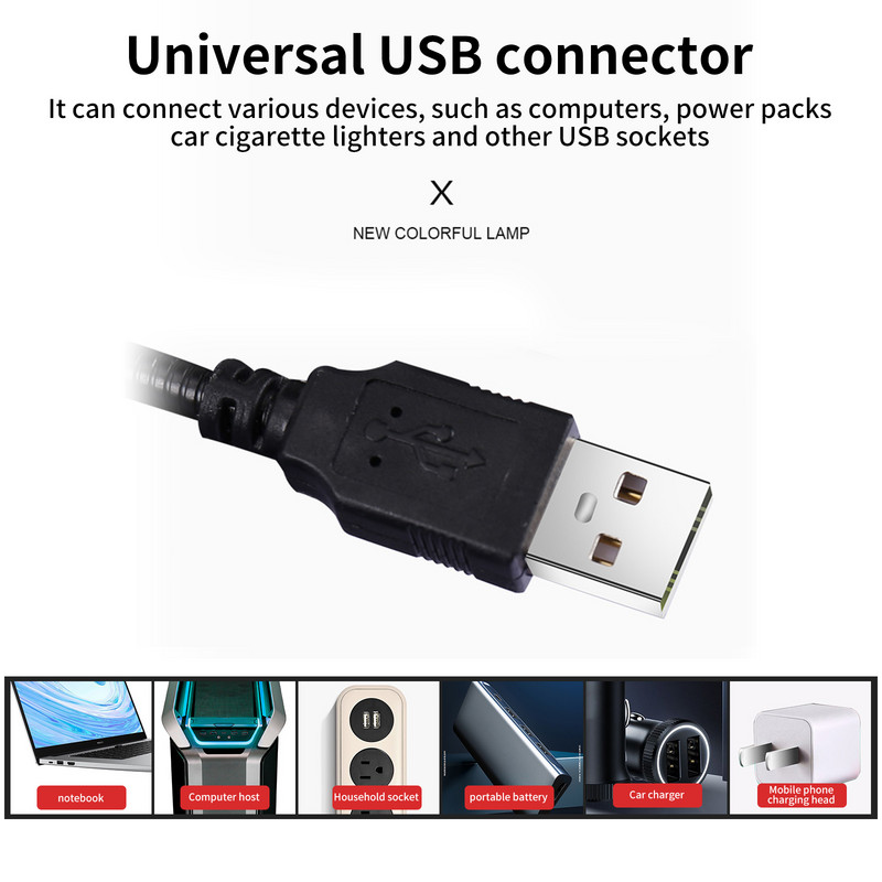 Ρομαντικό USB LED οροφής αυτοκινήτου Περιβάλλον φως Star Night Light Music Control Starry Sky Projector Auto εσωτερικής ατμόσφαιρας Galaxy Lamp