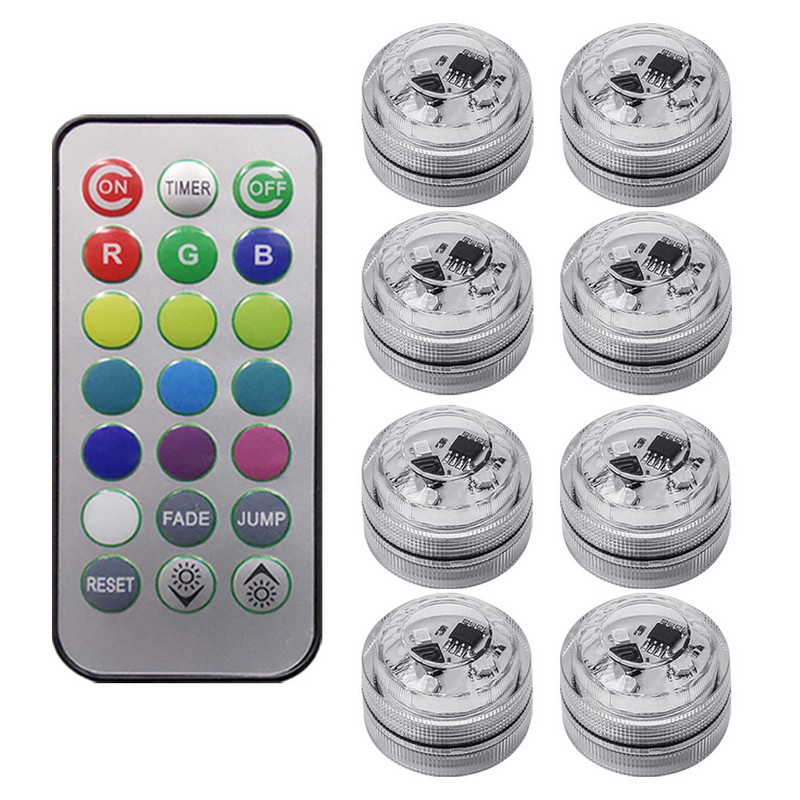 Juhtmeta kleepuv LED-auto sisevalgustus, kaugjuhtimispuldi kaunistus, värviline auto katuse jalatalla atmosfäärilamp akuga