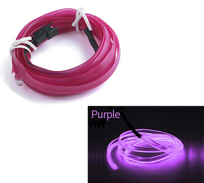 Εσωτερικό αυτοκινήτου Διακοσμητικά φώτα Led EL Neon Strip Auto Flexible Ambient Lamps Ταμπλό Φως ατμόσφαιρας για Audi BMW Toyota Ford