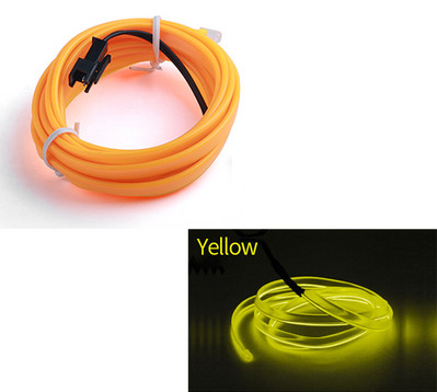 Εσωτερικό αυτοκινήτου Διακοσμητικά φώτα Led EL Neon Strip Auto Flexible Ambient Lamps Ταμπλό Φως ατμόσφαιρας για Audi BMW Toyota Ford