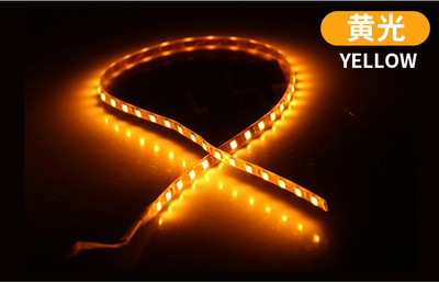 45cm LED Light Strip Αξεσουάρ αυτοκινήτου Ευέλικτη αδιάβροχη λάμπα ατμόσφαιρας για στυλ αυτοκινήτου διακοσμητικά εξωτερικά μέρη φωτός περιβάλλοντος
