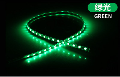 45cm LED Light Strip Αξεσουάρ αυτοκινήτου Ευέλικτη αδιάβροχη λάμπα ατμόσφαιρας για στυλ αυτοκινήτου διακοσμητικά εξωτερικά μέρη φωτός περιβάλλοντος