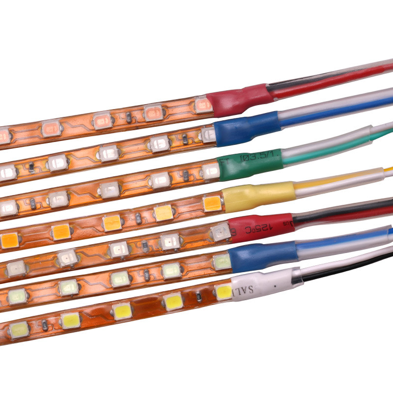 45 cm LED šviesos juosta Automobilių priedai Lanksti vandeniui atspari atmosferinė lempa, skirta automobilio modeliavimui, dekoratyvinės aplinkos šviesos išorės dalys