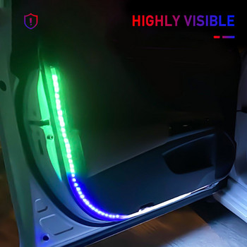 Φωτιστικό LED πόρτας αυτοκινήτου Προειδοποιητικό στροβοσκόπιο στυλ αυτοκινήτου Φως Streamer Light Αδιάβροχο προειδοποιητικό φωτιστικό αυτόματης πόρτας Αξεσουάρ Universal strip lamp